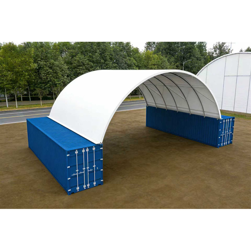 Remise d'entrepôt de tente bâche 40Ftx40ft à cadre unique (excluant les contenants)