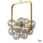 Lustre sphérique moderne en verre transparent 3 lumières réglables 57,9 pouces-131374496-131374494