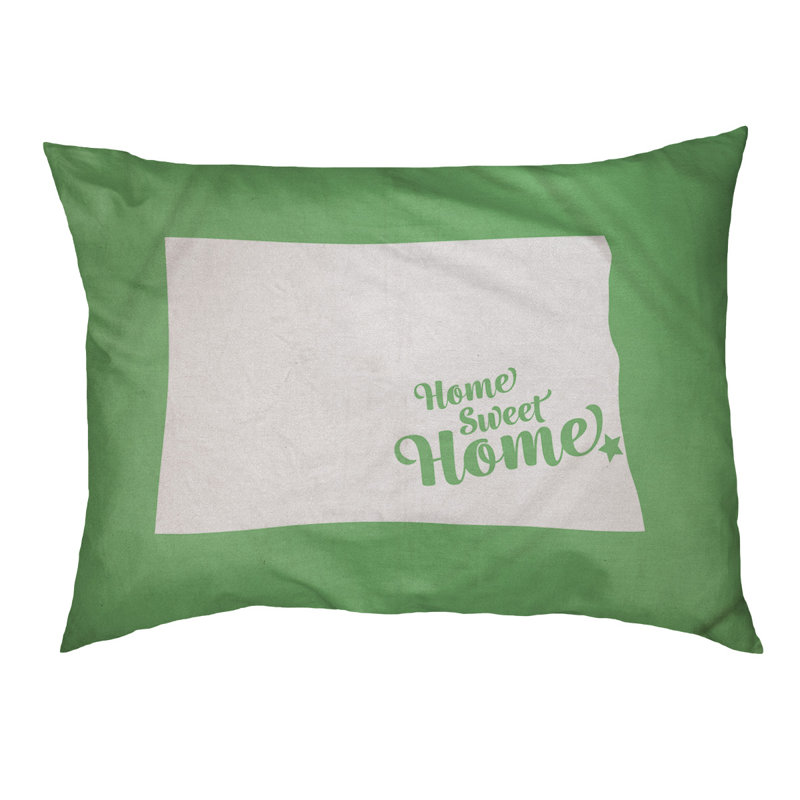 Coussin stylisé pour la maison Fargo, Moyen (L 30 po x l 40 po), Vert