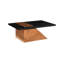 Slant Coffee Table, Natural/Black