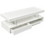 Table basse moderne à DEL avec 2 tiroirs et tablettes-264855482