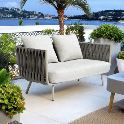 Canapé d'extérieur 64,17 d'extérieur avec coussins Sunbrella®