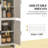 Spacious Freestanding Storage Cabinet