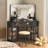 Chantle Vanity Modern Dresser with 3-Color LED Lighting & Motion Sensor-1743980593
