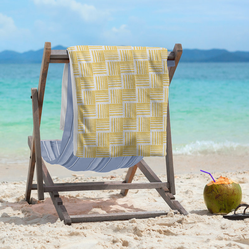 Jaya Beach Towel, Yellow