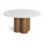 4 Quarter Round Marble Dining Table-1257791520-1257791548