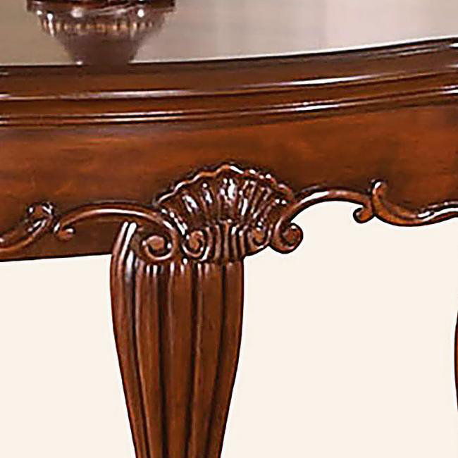 Table d'appoint en cerisier avec pieds minces en spirale
