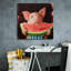 «Pig Out» par Lucia Heffernan, reproduction sur toile tendue-88021673