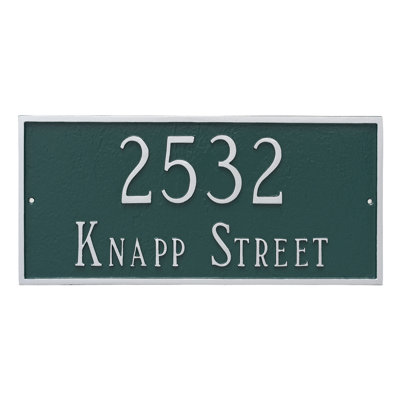Plaque d’adresse murale sur 2 lignes Classic