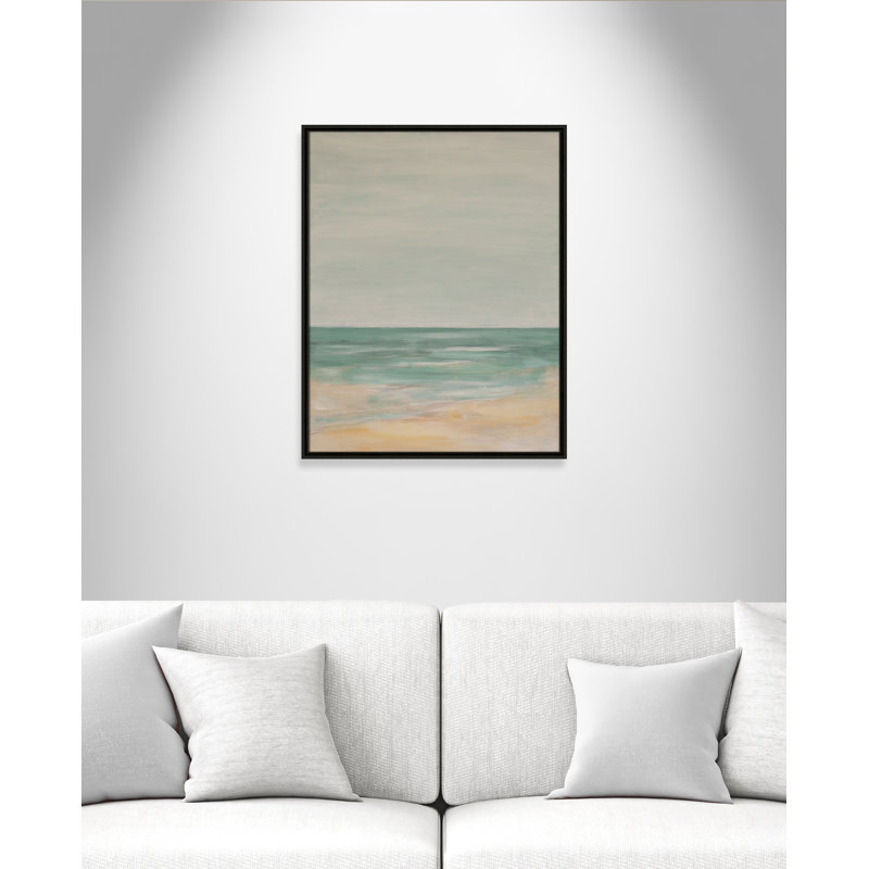 Horizon - Portrait Version Print par S.H. Khân, L 23,5 po x H 29,5 po, Flottant espresso
