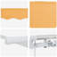 VidaXL 600cm W x 300cm D Polyester Cover Retractable Patio Awning-129231835-129231836