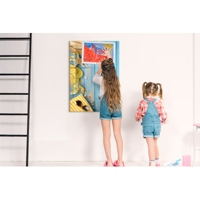 Magnetic Glass Photo Memo Board