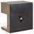 Brown 1-Drawer Nightstand Bedside Table