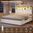 Wood Queen Bed Frame with 6 Drawers and Spacious Storage Headboard Farmhouse LED Metal Platform Bed with Charging Station No Boxing Need-253110981-255102221