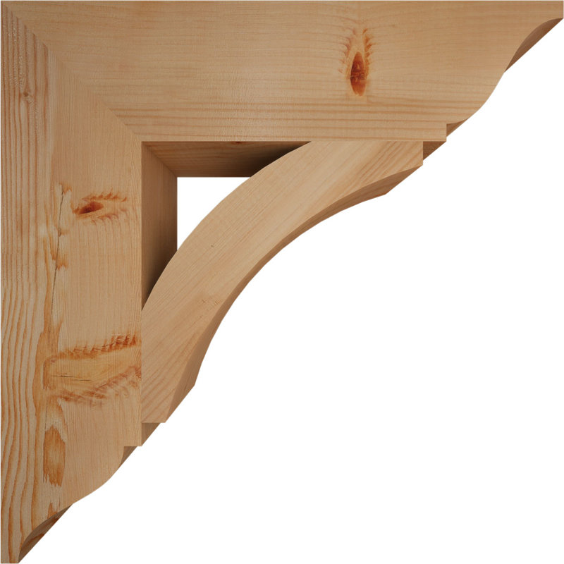 Thorton Traditional Bracket, Douglas Fir (Smooth), 24"H x 5.5"W x 24"D