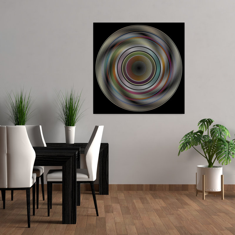 Contemporary Art Colourful Contemporary Elegant Art, 36" H x 36" W
