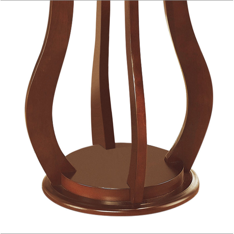 Table d'appoint ronde avec plateau en faux marbre