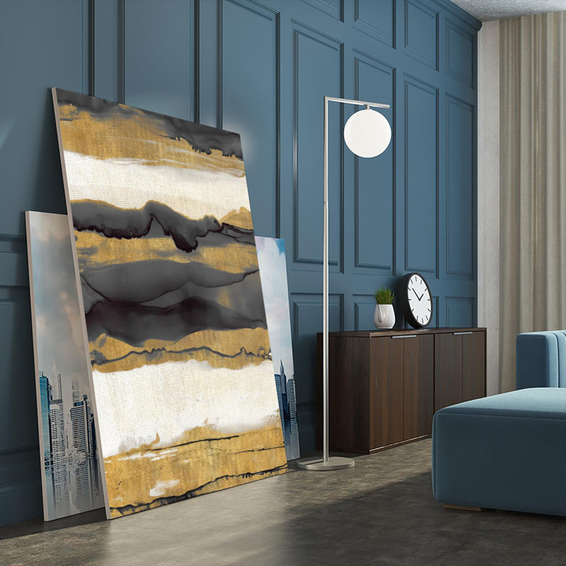 «Dark To Light Motif», impression sur toile géante 72 po x 48 po, H 84 po x l 54 po x P 1,5 po