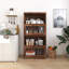 Bibliothèque contemporaine avec portes fermées en verre et armoire de rangement de bureau