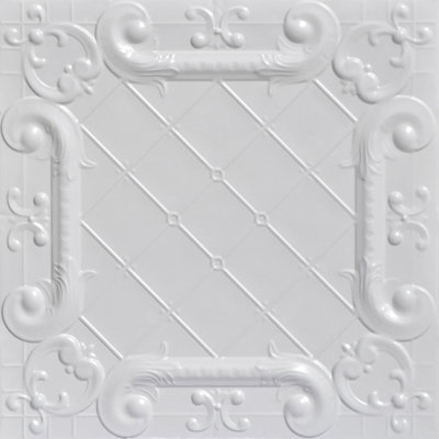 Romeo, Romeo Carreau de plafond à coller 2 pi x 2 pi