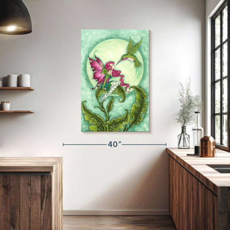 Kelan Flirting, 39" H x 26" W