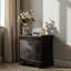 Table de chevet classique en bois 22 po x 16 po x 22,7 po - Noir
