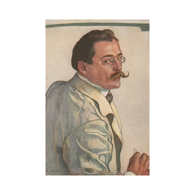 Portrait Of Louis S. Günzburger, 1904 by Ferdinand Hodler - Gallery-Wrapped Canvas Giclée on Canvas, Does Not Apply