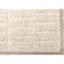 Tapis géométrique crème et beige 5 pi x 8 pi