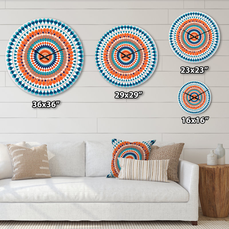 Metal Wall Clock, Large
