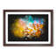 Autumn Leaves Abstract Paint Splash - Framed Print-56891069-56891075