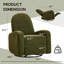Fauteuil inclinable et pivotant l 32,7 po-1545154627