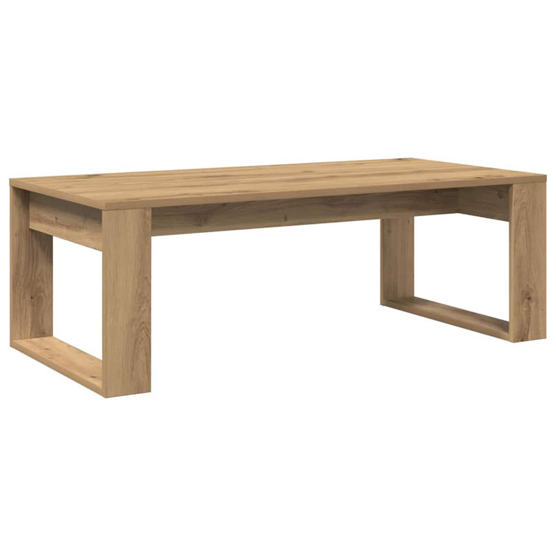 Coffee Table 102X50x35 Cm Engineered Wood, Artisan Oak