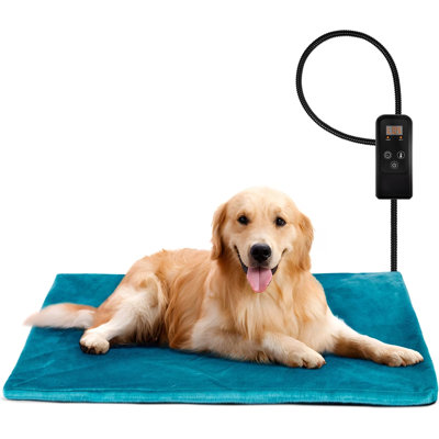 Coussin chauffant pour chien et chat avec housse amovible