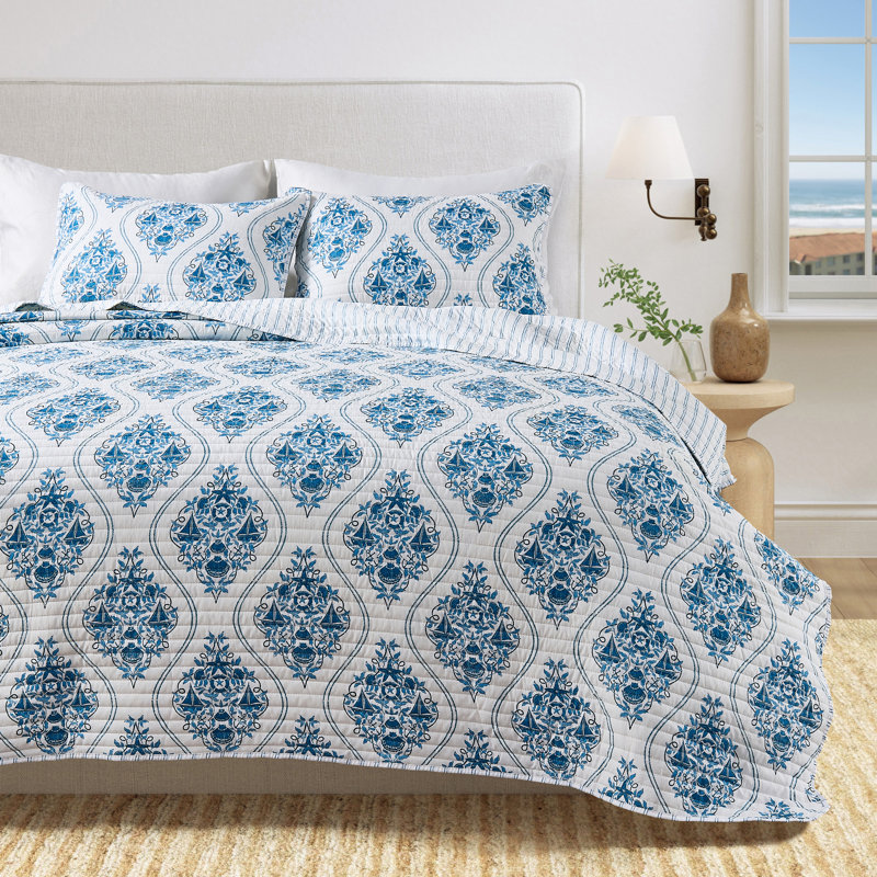 Ensemble de courtepointe Nautical Toile, Double / grand