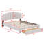 Lit plateforme tapissier avec tiroir-1444626683