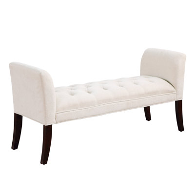 Linen Upholstered Bench