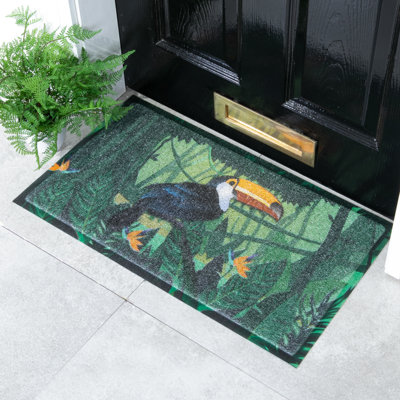 Behn Non-Slip Geometric Indoor Doormat