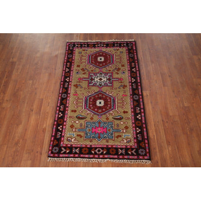 Handmade Wool Khotan Oriental Rug 3x5