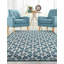 Tapis d'extérieur noir / bleu Aucun-1694828887