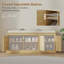 Banc de rangement pour chaussures avec rotin tissé, banc pour chaussures avec coussin, tablettes réglables, banc d'entrée pour chambre à coucher, salon