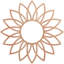 Médaillon de plafond en bois Daisy-59356292-59356313
