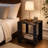 2-Tier End Table with Open Storage Shelf