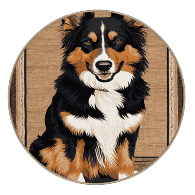 Washable Entlebucher Mountain Dog Dogs Area Rug