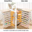 Chariot de rangement roulant avec 8 tiroirs, organisateur mobile avec plateau en bois pour l'organisation de cosmétiques de bureau, de salle de classe, de dortoir, de salle de bain et de maquillage-146020354