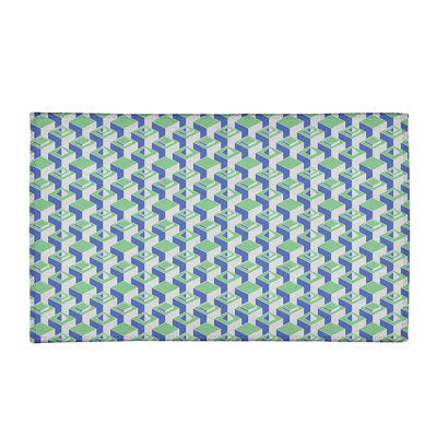 Chenille Geometric Indoor Rug