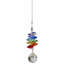 Boule de cristal cascade arc-en-ciel