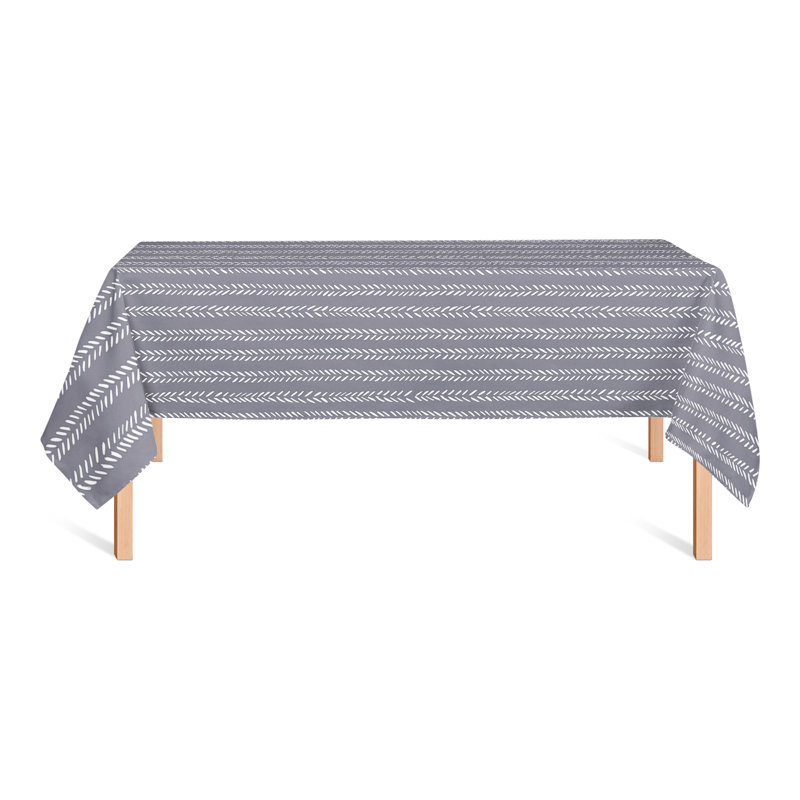 Harika Abstract Tablecloth, Dark Gray