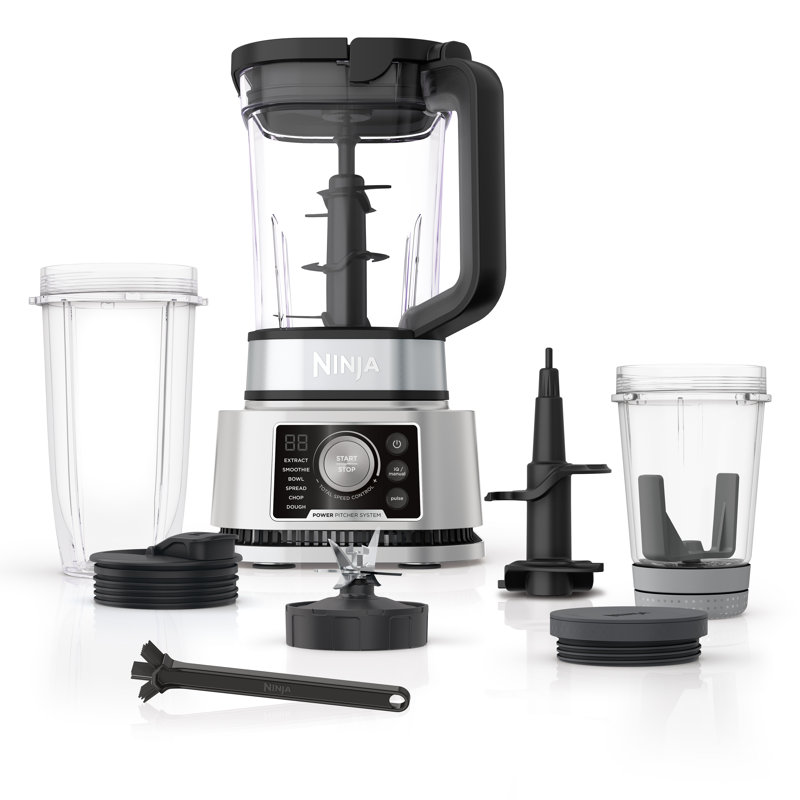 Ninja® Foodi® Power Blender & Processor System with Pitcher & To-Go Cups,1400 W, 6 Functions for Bowls, Spreads, & Dough