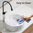 Round Vessel Sink Black White Marble Bathroom Vessel Sink Round Above Counter Sink