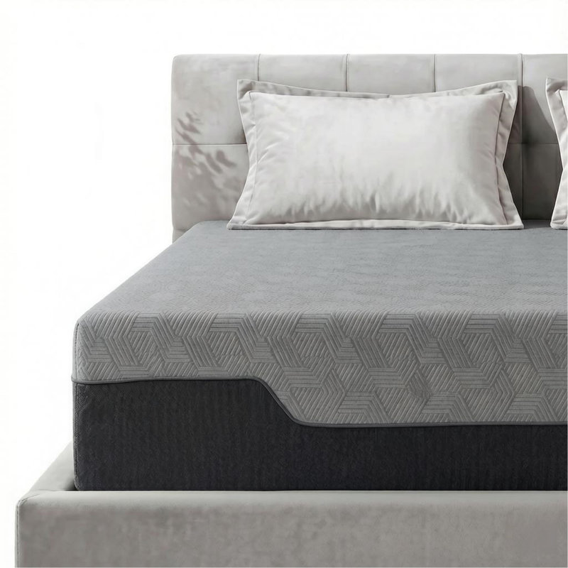 King Size 14 Inch Bed Mattress, Graphene Copper Gel Infused Memory Foam For Cooling & Pressure Relief, Bed-In-A-Box Design